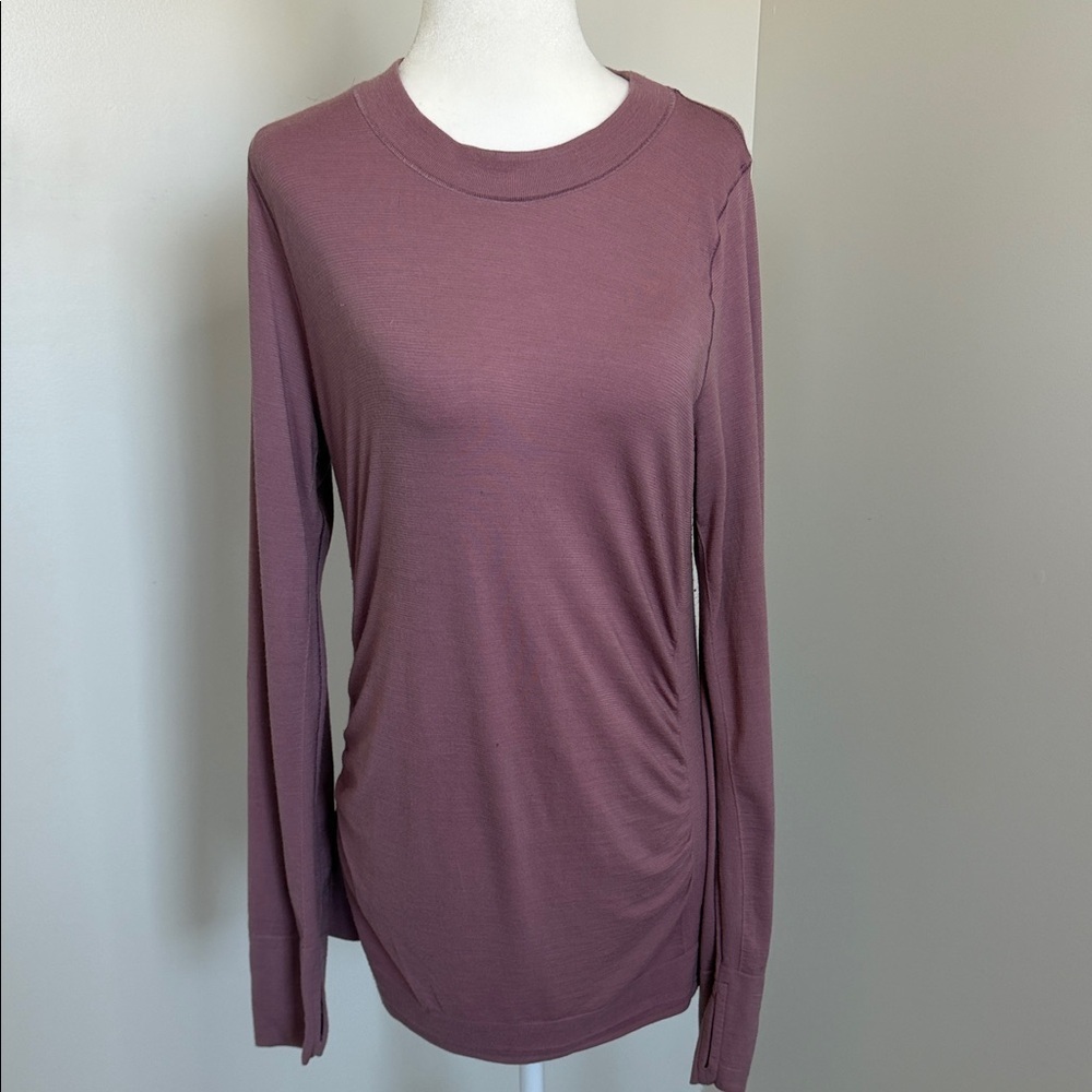 Women's Mauve Long Sleeve Top